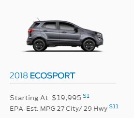 2018 Ford Ecosport