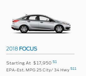 2018 Ford Focus
